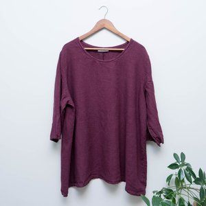 Size 1X Bryn Walker 3/4 Sleeve Tunic Top